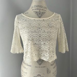 Urban Outfitters Lace Crop Top